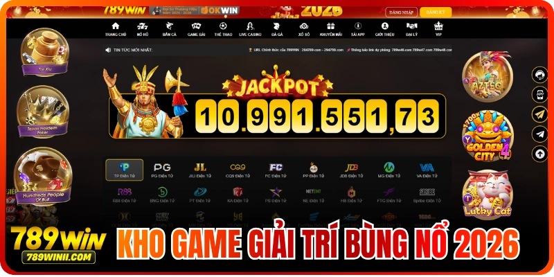 789WIN danh mục sản phẩm – Thể thao, Casino, Nổ hũ, Bắn cá, Game bài, Xổ số, Đá gà